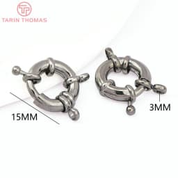 (2751)6PCS 11.5MM 13MM 15MM 21MM 24K Gold Color Brass 2 Holes Charms Bracelet Connector High Quality Diy Jewelry Accessories