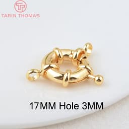 (2751)6PCS 11.5MM 13MM 15MM 21MM 24K Gold Color Brass 2 Holes Charms Bracelet Connector High Quality Diy Jewelry Accessories
