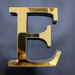 English Alphabet Acrylic Gold Wall Stickers Home Decor For Living Room Bedroom Cabinet 3D Mirror Poster Peel & Stick Wallpaper