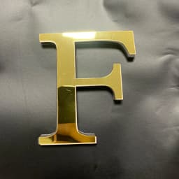 English Alphabet Acrylic Gold Wall Stickers Home Decor For Living Room Bedroom Cabinet 3D Mirror Poster Peel & Stick Wallpaper