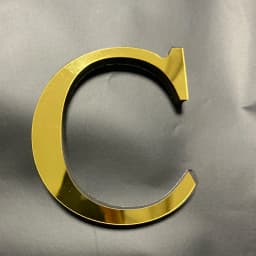 English Alphabet Acrylic Gold Wall Stickers Home Decor For Living Room Bedroom Cabinet 3D Mirror Poster Peel & Stick Wallpaper
