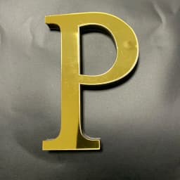 English Alphabet Acrylic Gold Wall Stickers Home Decor For Living Room Bedroom Cabinet 3D Mirror Poster Peel & Stick Wallpaper