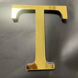 English Alphabet Acrylic Gold Wall Stickers Home Decor For Living Room Bedroom Cabinet 3D Mirror Poster Peel & Stick Wallpaper