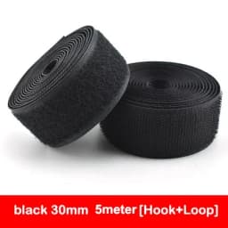5M/Pair Hook Loop Tape Non-Adhesive Hook and Loop Sewing Fastener Tape Nylon Fabric Magic Tape For Sewing Accessories 16mm-150mm