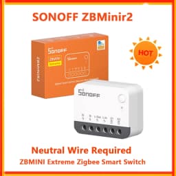 SONOFF ZBMinir2 Zigbee Mini Smart Switch Neutral Wire Required EWelink Interruptor Inteligentes Zigbee Switch Smart Home Module