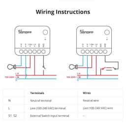 SONOFF ZBMinir2 Zigbee Mini Smart Switch Neutral Wire Required EWelink Interruptor Inteligentes Zigbee Switch Smart Home Module