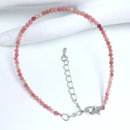 Natural Stone Rose Quartz Amethysts 2/3/4mm Small Round Section Stone Bracelet Mini Bracelet Are Suitable for Men and Women Gift