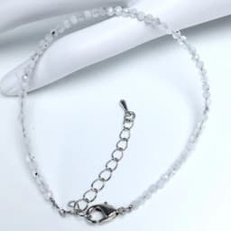 Natural Stone Rose Quartz Amethysts 2/3/4mm Small Round Section Stone Bracelet Mini Bracelet Are Suitable for Men and Women Gift