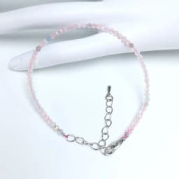 Natural Stone Rose Quartz Amethysts 2/3/4mm Small Round Section Stone Bracelet Mini Bracelet Are Suitable for Men and Women Gift