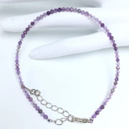Natural Stone Rose Quartz Amethysts 2/3/4mm Small Round Section Stone Bracelet Mini Bracelet Are Suitable for Men and Women Gift