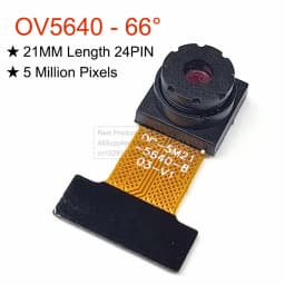 OV5640 Camera Module 222 200 100 66 120 160 Degrees Wide Angle 24PIN 0.5MM Spacing DVP MIPI