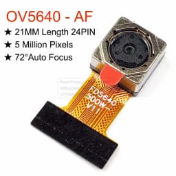 OV5640 Camera Module 222 200 100 66 120 160 Degrees Wide Angle 24PIN 0.5MM Spacing DVP MIPI