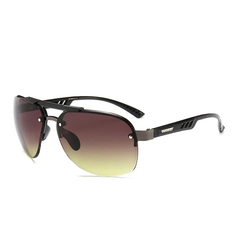 Fashion Men Vintage metal pilot Sunglasses Classic Brand Sun glasses Coating Lens Driving Eyewear Men/Women sunglasses For male