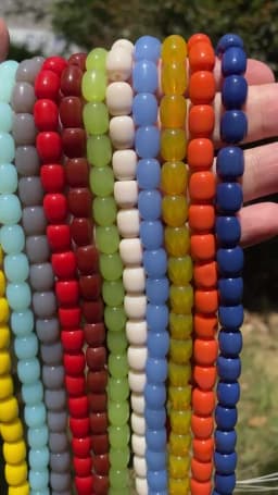 8x11mm Coloful Natural Crystal Cylindrical Drum Beads Spacer Beads For Jewelry Making Supplies DIY Bracelet Accessories 15''