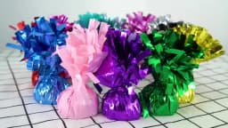 Color Gravity Block Aluminum Film Foil Balloons Weights Valentine's Day Mariage Baby Shower Birthday Party Supplies Accessories