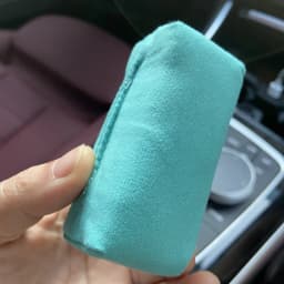 Lucullan Car Detailing Suede Sponge Applicator Use With Ceramic Coating For Cars Paint, Metal, Plastic Trim, Rubber & Glass