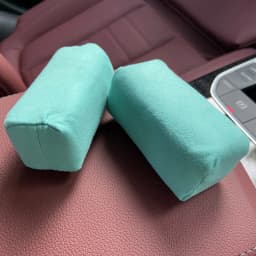 Lucullan Car Detailing Suede Sponge Applicator Use With Ceramic Coating For Cars Paint, Metal, Plastic Trim, Rubber & Glass