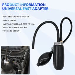 Universal Easy Intake Adapter Diagnostic Tool Quick Seal Entrance adapter Adapter for smoke leak detector Airbag tool