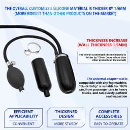 Universal Easy Intake Adapter Diagnostic Tool Quick Seal Entrance adapter Adapter for smoke leak detector Airbag tool