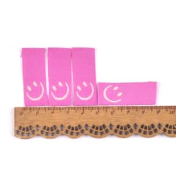 50Pcs 8colors Embroidery Labels Sewing Clothes Handmade Accessories For Kids Care Bags Clothing Tags Garment Crafts 1.5x4cm
