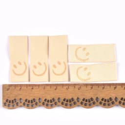 50Pcs 8colors Embroidery Labels Sewing Clothes Handmade Accessories For Kids Care Bags Clothing Tags Garment Crafts 1.5x4cm