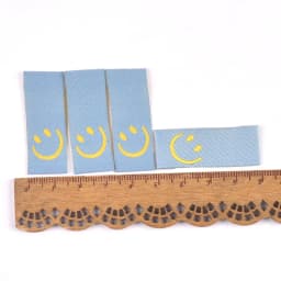 50Pcs 8colors Embroidery Labels Sewing Clothes Handmade Accessories For Kids Care Bags Clothing Tags Garment Crafts 1.5x4cm