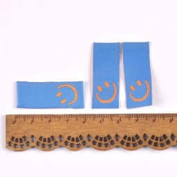 50Pcs 8colors Embroidery Labels Sewing Clothes Handmade Accessories For Kids Care Bags Clothing Tags Garment Crafts 1.5x4cm