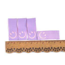 50Pcs 8colors Embroidery Labels Sewing Clothes Handmade Accessories For Kids Care Bags Clothing Tags Garment Crafts 1.5x4cm