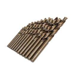 HSS baked yellow twist drill hand electric drill full grind straight handle metal drill bit woodwork drilling accessory tool set