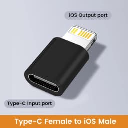 USB C To Lightning Adapter For iOS Male to Type C Female Converter Fast Charging For iPhone Type C IOS Data Transfer Adapter