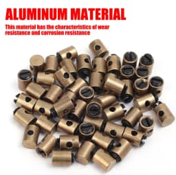5/10Pcs Motorcycle Throttle Cable Core Brake Bolt Pin Gold Color Motocross Beach Bike Throttle Pull Cable Brake Stop Bolt Pin