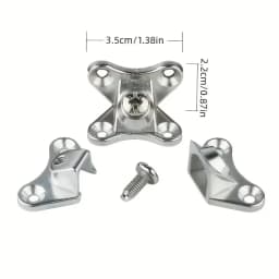 10/20/30 pcs Zinc Alloy Butterfly Corner Bracket, Plank Corner Connector, Removable Corner Bracket, with Screws