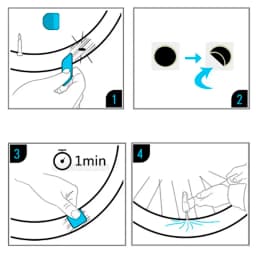 30/20/10PCS Glue-free Bicycle Tire Patches - Quick Self-Adhesive Repair for Tyre Protection