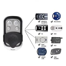 433MHz 4Button ABCD/Lock Unlock Remote Control Metal Push Button Transmitter Universal 4 Buttons Garage Door Opener Remote