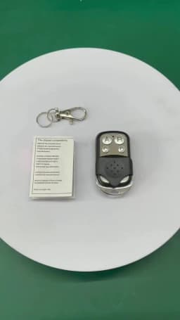 433MHz 4Button ABCD/Lock Unlock Remote Control Metal Push Button Transmitter Universal 4 Buttons Garage Door Opener Remote