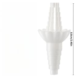 Universal Bottle Emptying Kit - Reusable Liquid Transfer Connector with No Waste Funnel Adapter, Compatible with Soap, Shampoo