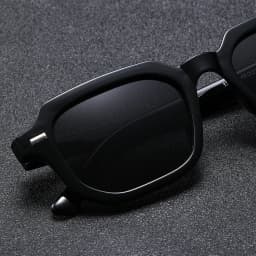 1Pc Men's Fashion Glasses New Trendy Square Frame Retro Rivet Y2K Music Festival Cool Street Style Decoration Suitable for Daily
