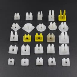 50 Pcs Mix Car Door Panel Bumper Fixed Screw Square Round head Nut Screw Fixed Grommet Clip Plastic Snap In Fastener