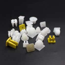50 Pcs Mix Car Door Panel Bumper Fixed Screw Square Round head Nut Screw Fixed Grommet Clip Plastic Snap In Fastener