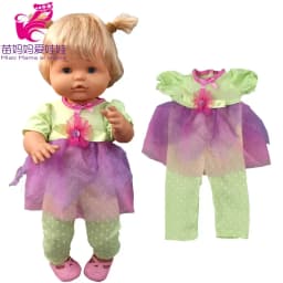 35cm Baby Doll Clothes Set Hat for 38cm Nenuco Ropa Y Su Hermanita Toy Doll Accessories