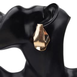 New Personality Metal Drop Earrings for Women Irregular Exaggerated Gold Color Geometric Hollow Butterfly Earrings Pendientes