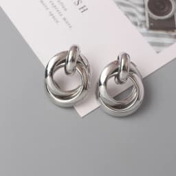 New Personality Metal Drop Earrings for Women Irregular Exaggerated Gold Color Geometric Hollow Butterfly Earrings Pendientes