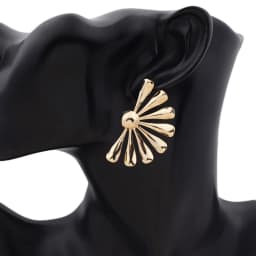 New Personality Metal Drop Earrings for Women Irregular Exaggerated Gold Color Geometric Hollow Butterfly Earrings Pendientes