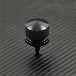 Motorcycle Black/Chrome Seat Bolt Tab Screw For Harley Touring Road King Street Glide Softail Dyna Sportster XL Street Bob 96-19