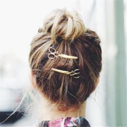 Creative Scissors Shape Women Lady Girls Hair Clip Delicate Hair Pin Hair Barrette Hair Accessories Decorations Headwear
