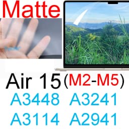 Screen Protector for MacBook Air 13 M5 M4 M3 M2 M1 Air 15 Pro 14 15 16 11 12 Neo HD Soft Skin Film Matte Anti Glare Guard A3449
