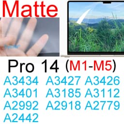 Screen Protector for MacBook Air 13 M5 M4 M3 M2 M1 Air 15 Pro 14 15 16 11 12 Neo HD Soft Skin Film Matte Anti Glare Guard A3449