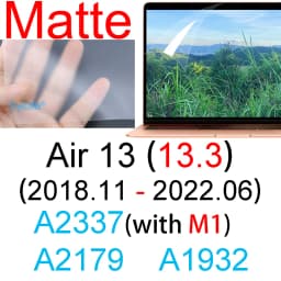 Screen Protector for MacBook Air 13 M5 M4 M3 M2 M1 Air 15 Pro 14 15 16 11 12 Neo HD Soft Skin Film Matte Anti Glare Guard A3449