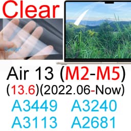 Screen Protector for MacBook Air 13 M5 M4 M3 M2 M1 Air 15 Pro 14 15 16 11 12 Neo HD Soft Skin Film Matte Anti Glare Guard A3449