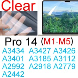 Screen Protector for MacBook Air 13 M5 M4 M3 M2 M1 Air 15 Pro 14 15 16 11 12 Neo HD Soft Skin Film Matte Anti Glare Guard A3449